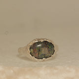 Andamooka Natural opal ring - Size 5.5