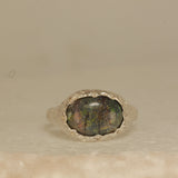 Andamooka Natural opal ring - Size 5.5