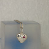 double sided heart pendant and chain