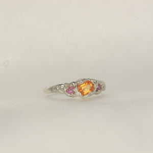 melted orange sapphire - Size 3.5