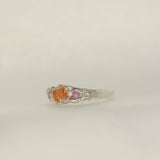 melted orange sapphire - Size 3.5