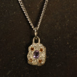 Amethyst electric pendant